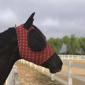 Comfort Fit Fly Mask m. hul til pandelok - Bear Paw - Oversize